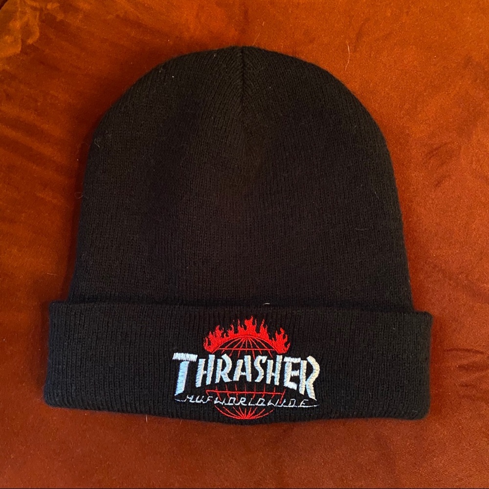 Thrasher x HUF beanie